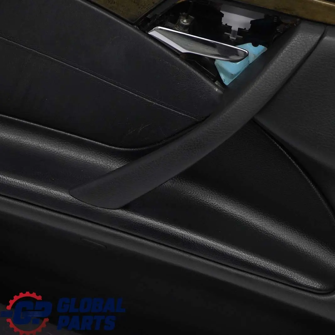  Mercedes-Benz E-Class W210 Front Left N/S Door Card Trim Panel Black Leather - SKU A2107207572 - Part number A2107207572