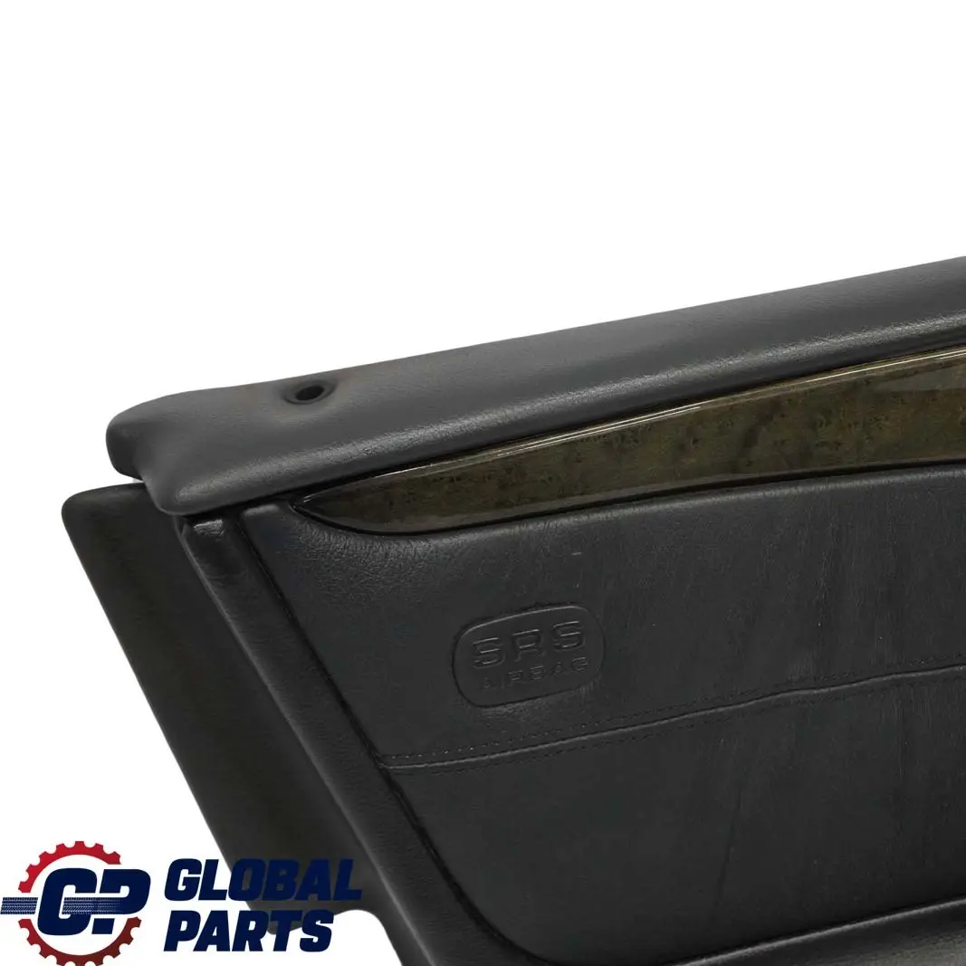 Mercedes-Benz E-Class W210 Front Left N/S Door Card Trim Panel Black Leather to with Part number A2107207572 Mercedes-Benz E-Class W210 Front Left N/S Door Card Trim Panel Black Leather - SKU A2107207572 - Part number A2107207572