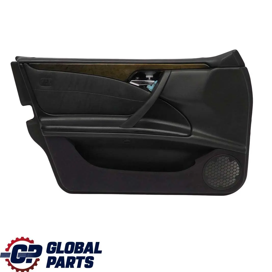  Mercedes-Benz E-Class W210 Front Left N/S Door Card Trim Panel Black Leather - SKU A2107207572 - Part number A2107207572