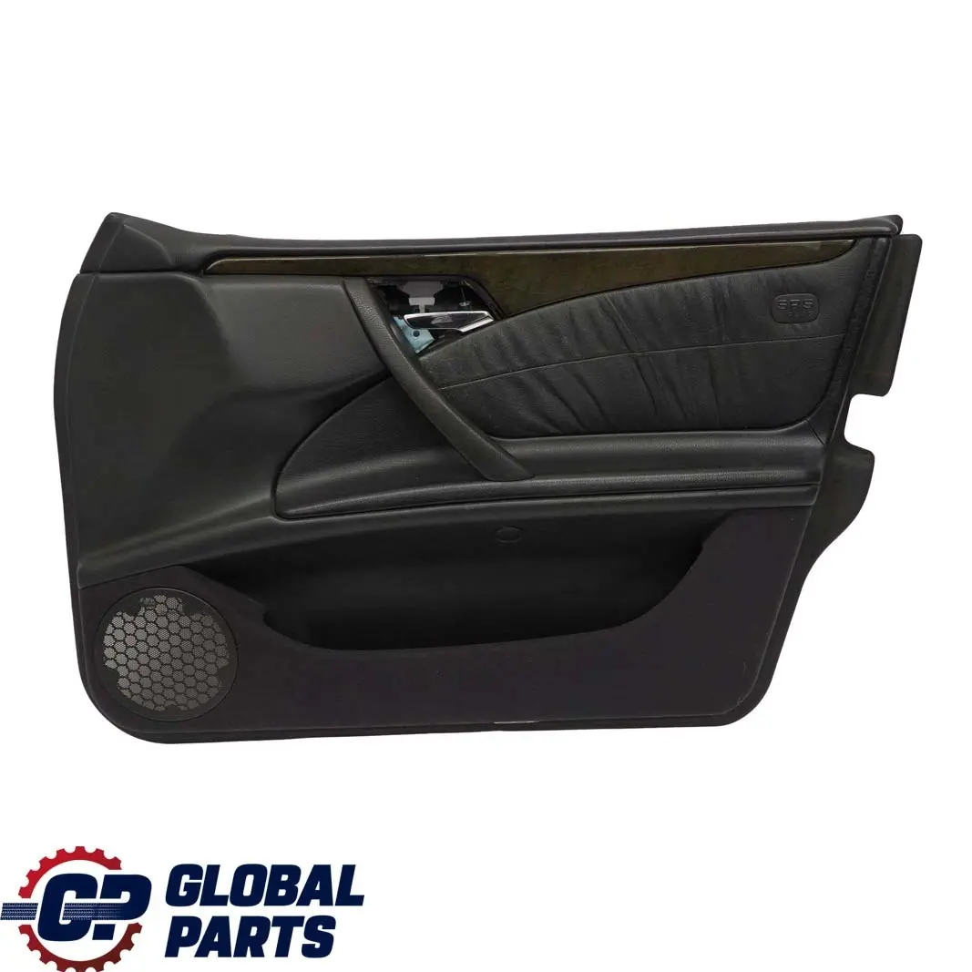  Mercedes-Benz E-Class W210 Front Right O/S Door Card Trim Panel Black Leather - SKU A2107207672 - Part number A2107207672