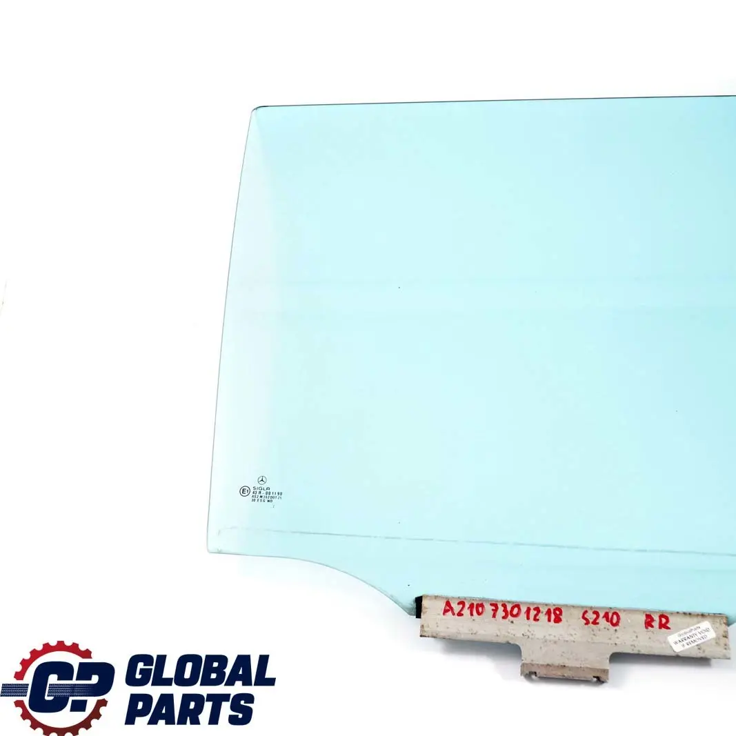 Mercedes-Benz W210 Familiare Posteriore Destra Porta Glas Disco Blu AS2 per con numero di parte A2107301218 Mercedes-Benz W210 Familiare Posteriore Destra Porta Glas Disco Blu AS2 - SKU A2107301218 - Numero di parte A2107301218