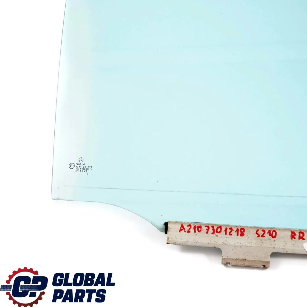  Mercedes-Benz W210 Familiare Posteriore Destra Porta Glas Disco Blu AS2 - SKU A2107301218 - Numero di parte A2107301218