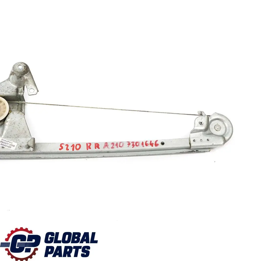 Puerta Trasera Derecha Elevalunas Elevador El?ctrico para Mercedes E S210 con número de pieza A2107301646 Mercedes E S210 Puerta Trasera Derecha Elevalunas Elevador El?ctrico - SKU A2107301646 - Número de pieza A2107301646