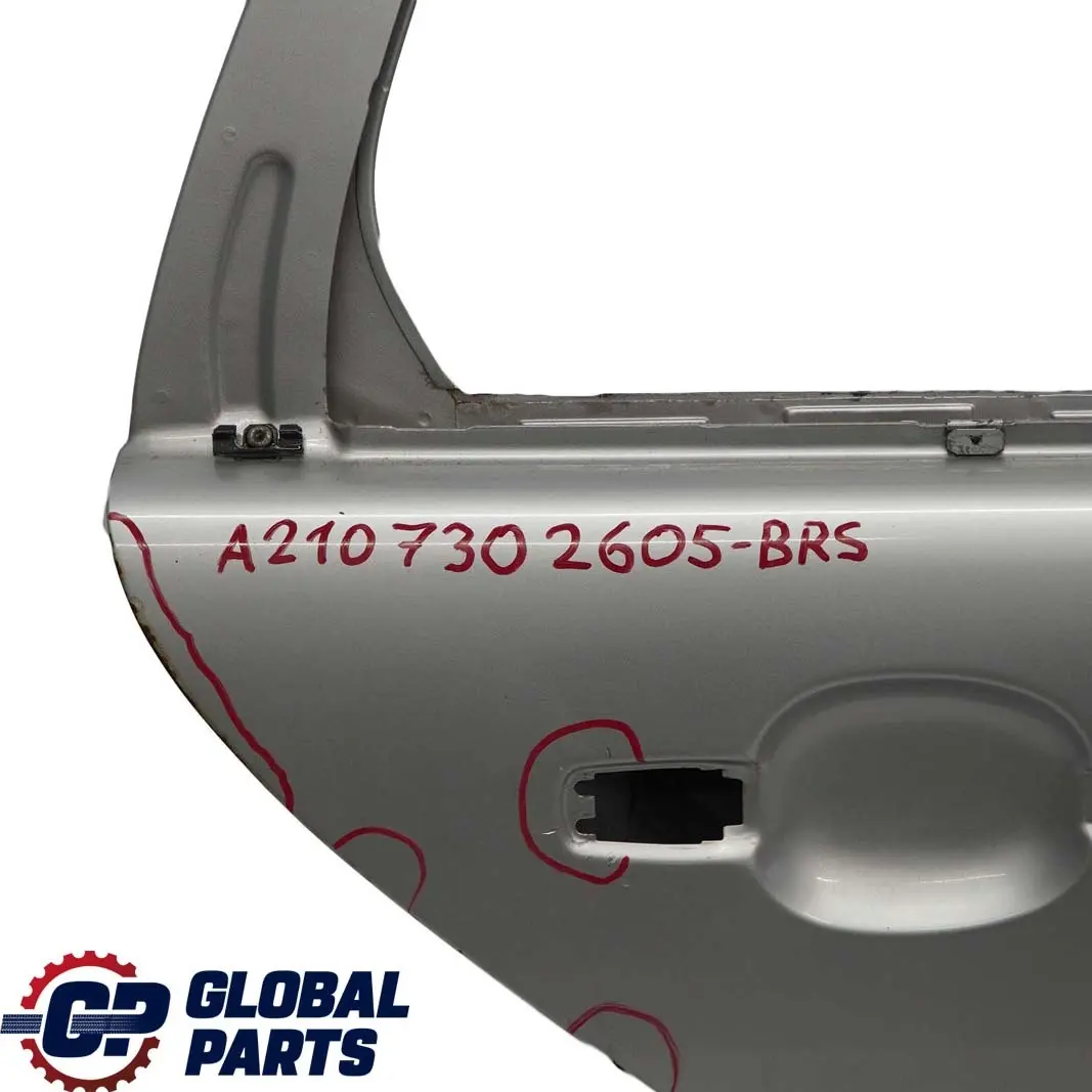 Mercedes-Benz E S210 W210 Kombi T-Modell Tür Hinten Rechts Brillantsilber 744 für mit Teilenummer A2107302605 Mercedes-Benz E S210 W210 Kombi T-Modell Tür Hinten Rechts Brillantsilber 744 - SKU A2107302605-BRS - Teilenummer A2107302605