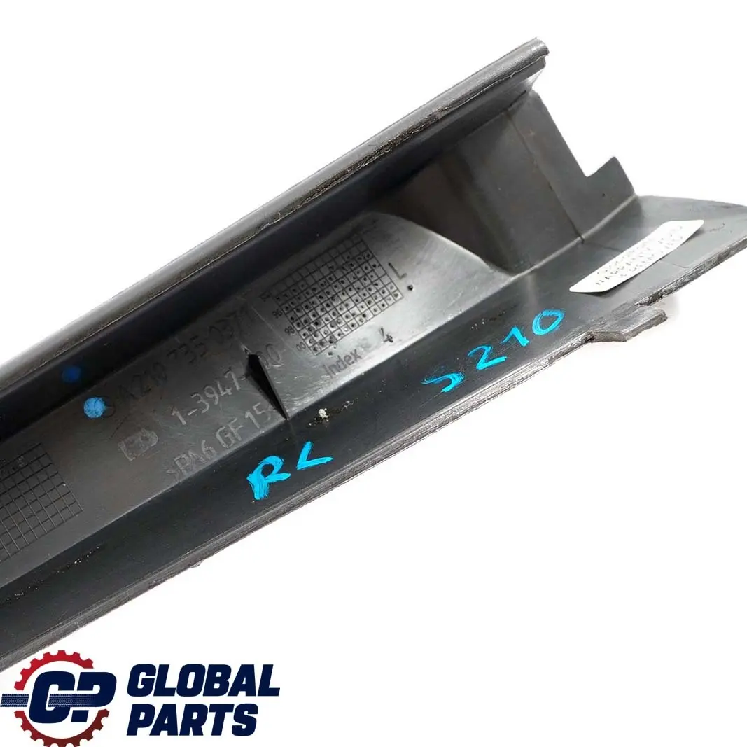 Mercedes-Benz E S210 Rear Left N/S Door Window Frame Trim Cover to with Part number A2107350371 Mercedes-Benz E S210 Rear Left N/S Door Window Frame Trim Cover - SKU A2107350371 - Part number A2107350371