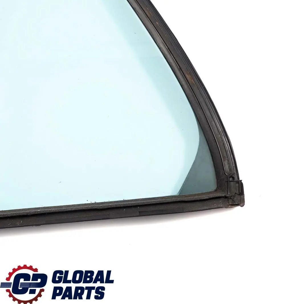 Left N/S Triangular Window Glass Blue AS2 to Mercedes W210 S210 Rear with Part number A2107351109 Mercedes W210 S210 Rear Left N/S Triangular Window Glass Blue AS2 - SKU A2107351109 - Part number A2107351109
