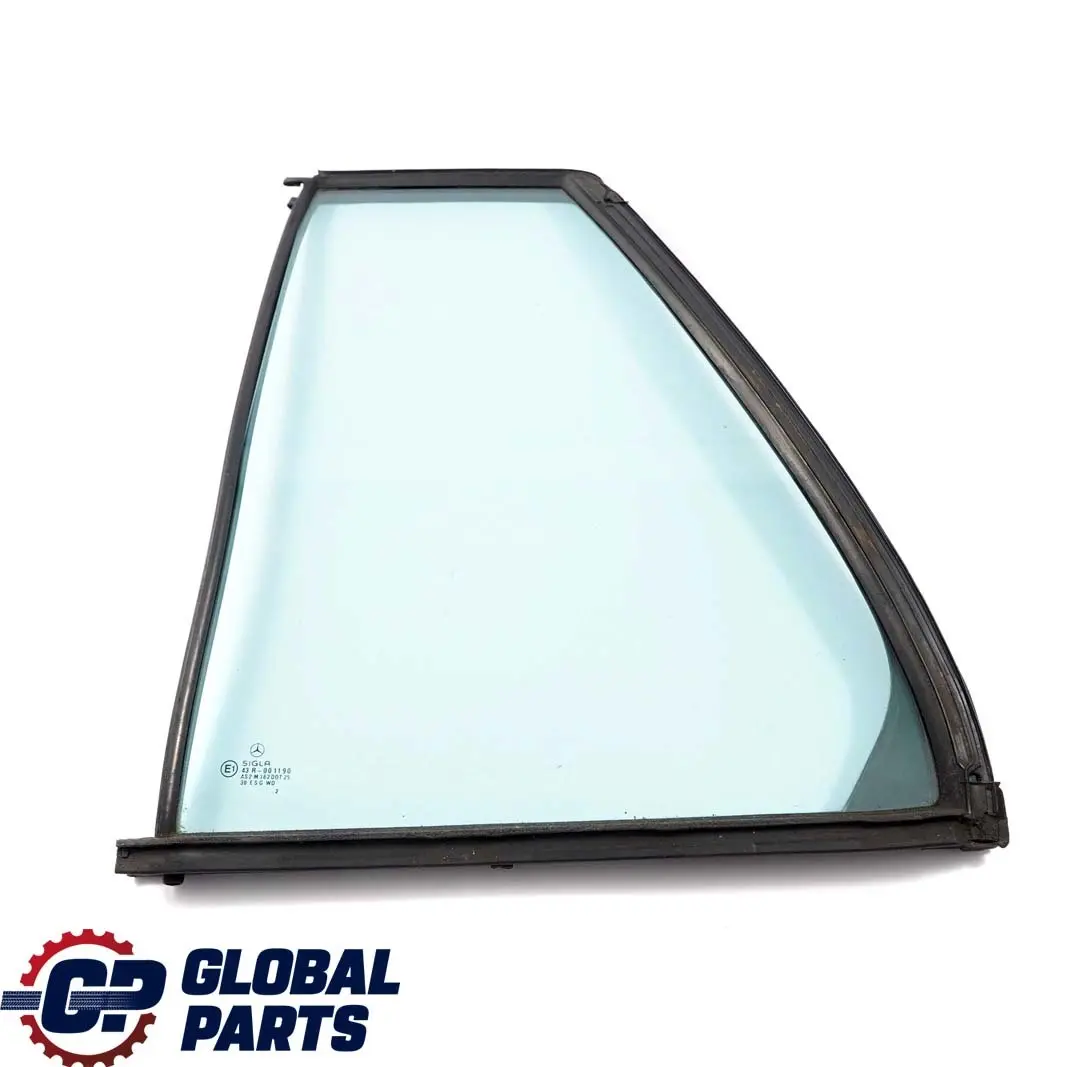 Mercedes W210 S210 Rear Left N/S Triangular Window Glass Blue AS2