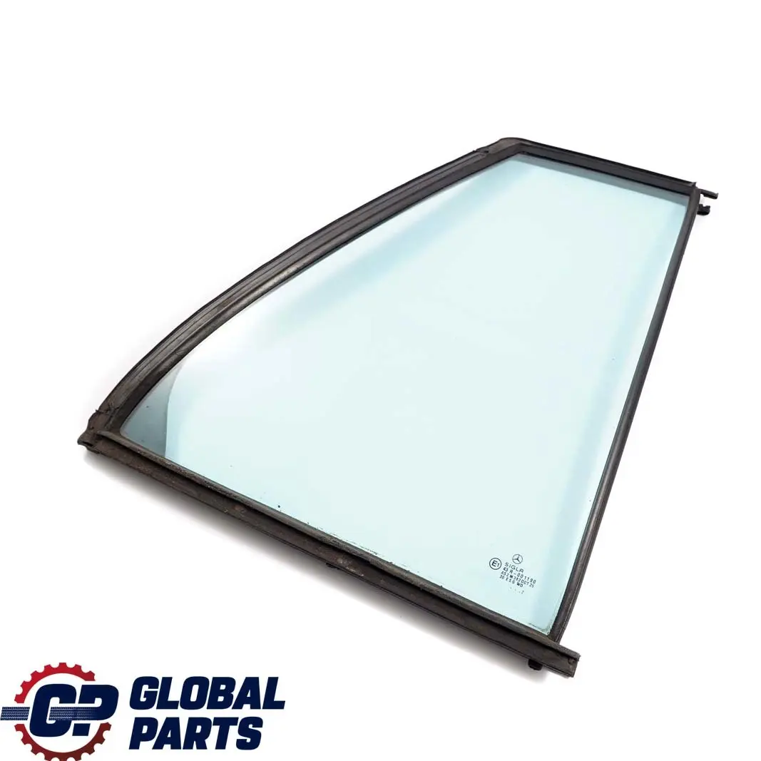 Mercedes-Benz E W210 Estate Rear Right O/S Triangular Window Glass Blue AS2 to with Part number A2107351209 Mercedes-Benz E W210 Estate Rear Right O/S Triangular Window Glass Blue AS2 - SKU A2107351209 - Part number A2107351209