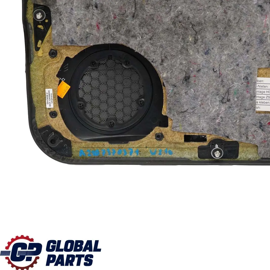  Mercedes-Benz E W210 Estate Rear Left N/S Door Card Trim Panel Black Leather - SKU A2107370371 - Part number A2107370371