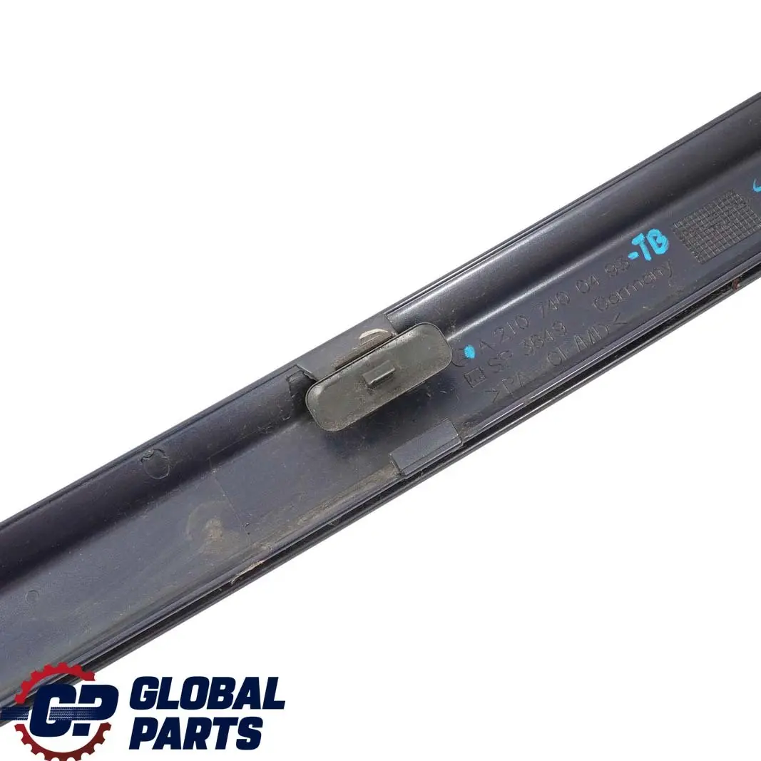 Mercedes-Benz E S210 Estate Tailgate Trim Molding Strip Cover Tanzanite Blue to with Part number A2107400493 Mercedes-Benz E S210 Estate Tailgate Trim Molding Strip Cover Tanzanite Blue - SKU A2107400493-TB - Part number A2107400493