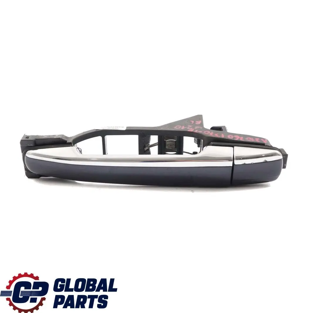 Tirador Puerta Trasera Izquierda Azul Tanzanita Metalizado 359 para Mercedes E W210 con número de pieza A2107601370 Mercedes E W210 Tirador Puerta Trasera Izquierda Azul Tanzanita Metalizado 359 - SKU A2107601370-TB - Número de pieza A2107601370