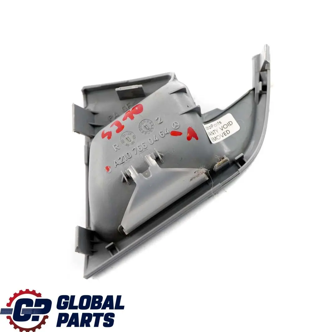 Mercedes-Benz E-Class W210 Door Right O/S Cover Handle Trim Grey to with Part number A2107660464 Mercedes-Benz E-Class W210 Door Right O/S Cover Handle Trim Grey - SKU A2107660464-1 - Part number A2107660464