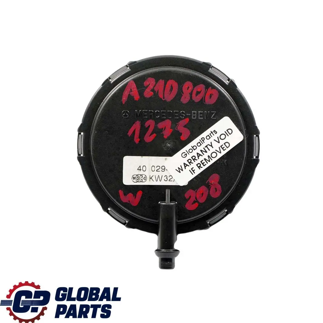 Mercedes W210 W220 Poggiatesta Posteriore Pieghevole Box Attuatore Vuoto Aria - SKU A2108001275 - Numero di parte A2108001275