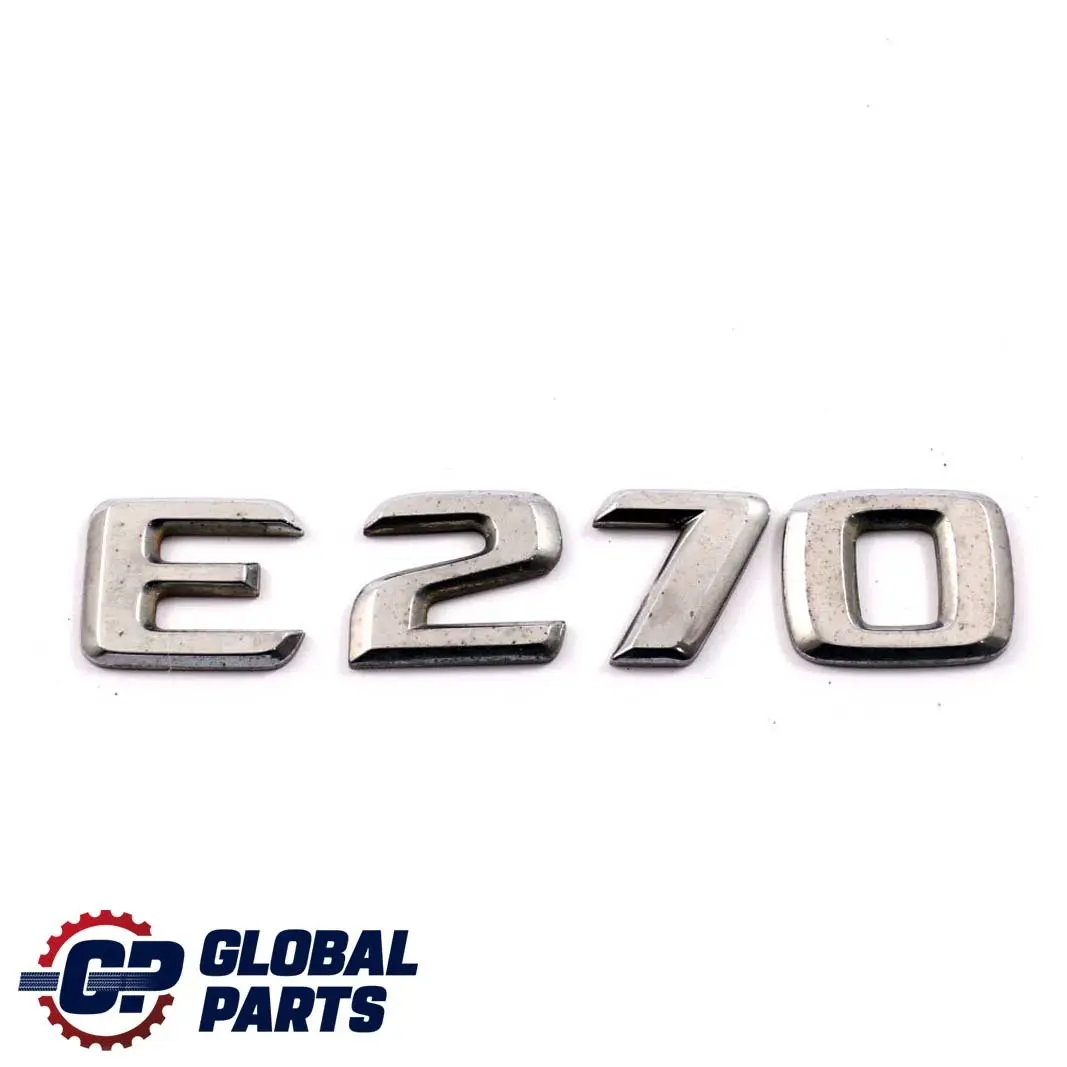 Mercedes-Benz E-Class W210 W211 Trunk Tailgate Adhered Emblem Lettering E270