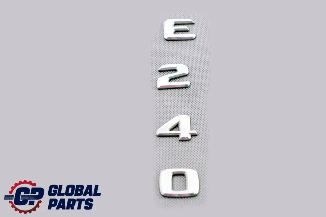 Mercedes E W210 W211 Rear Boot Trunk Tailgate Adhered Emblem Lettering E240 - SKU A2108172215 - Part number A2108172215
