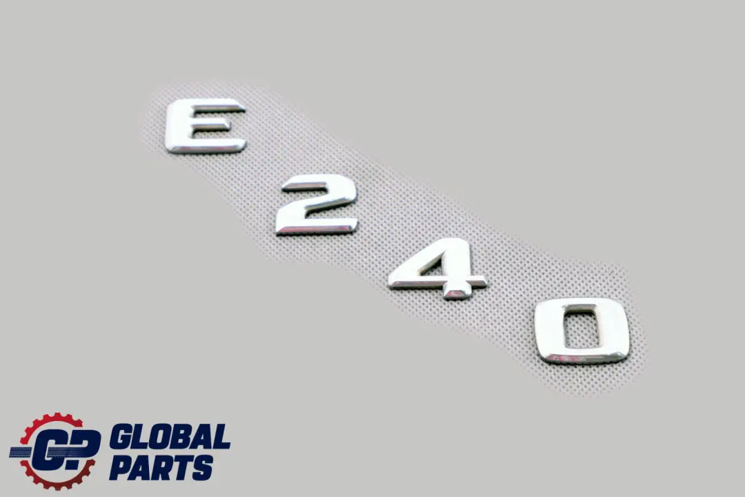 Mercedes E W210 W211 Rear Boot Trunk Tailgate Adhered Emblem Lettering E240 - SKU A2108172215 - Part number A2108172215