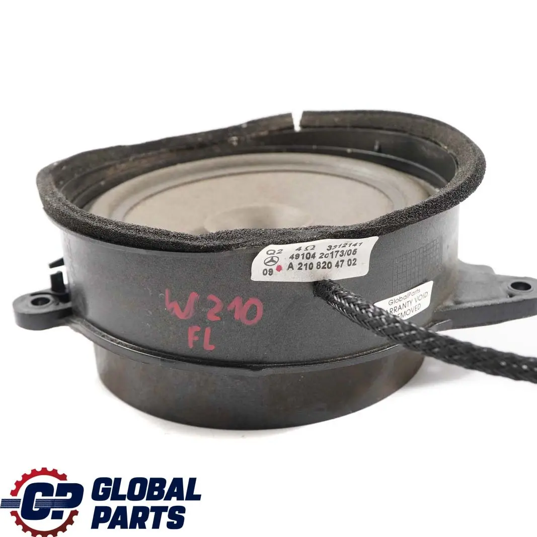 Mercedes-Benz E-Class W210 Front Left Door N/S Loudspeaker Speaker to with Part number A2108204702 Mercedes-Benz E-Class W210 Front Left Door N/S Loudspeaker Speaker - SKU A2108204702 - Part number A2108204702