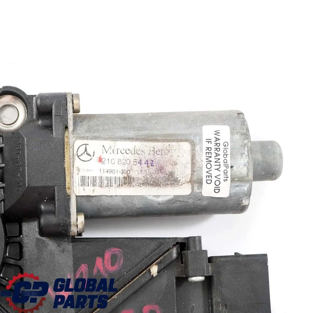 Mercedes-Benz E-Class W210 Rear Right O/S Window Regulator Motor to with Part number A2108205442 Mercedes-Benz E-Class W210 Rear Right O/S Window Regulator Motor - SKU A2108205442 - Part number A2108205442