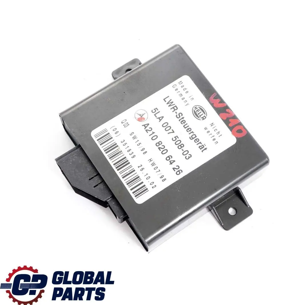  Mercedes-Benz CLK W208 E W210 Xenon Headlight Level Control Unit Module LWR - SKU A2108206426 - Part number A2108206426