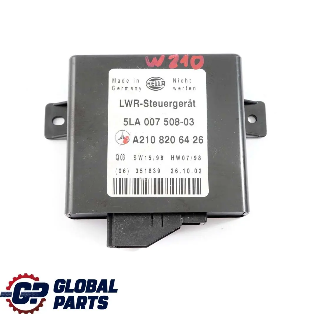  Mercedes-Benz CLK W208 E W210 Xenon Headlight Level Control Unit Module LWR - SKU A2108206426 - Part number A2108206426