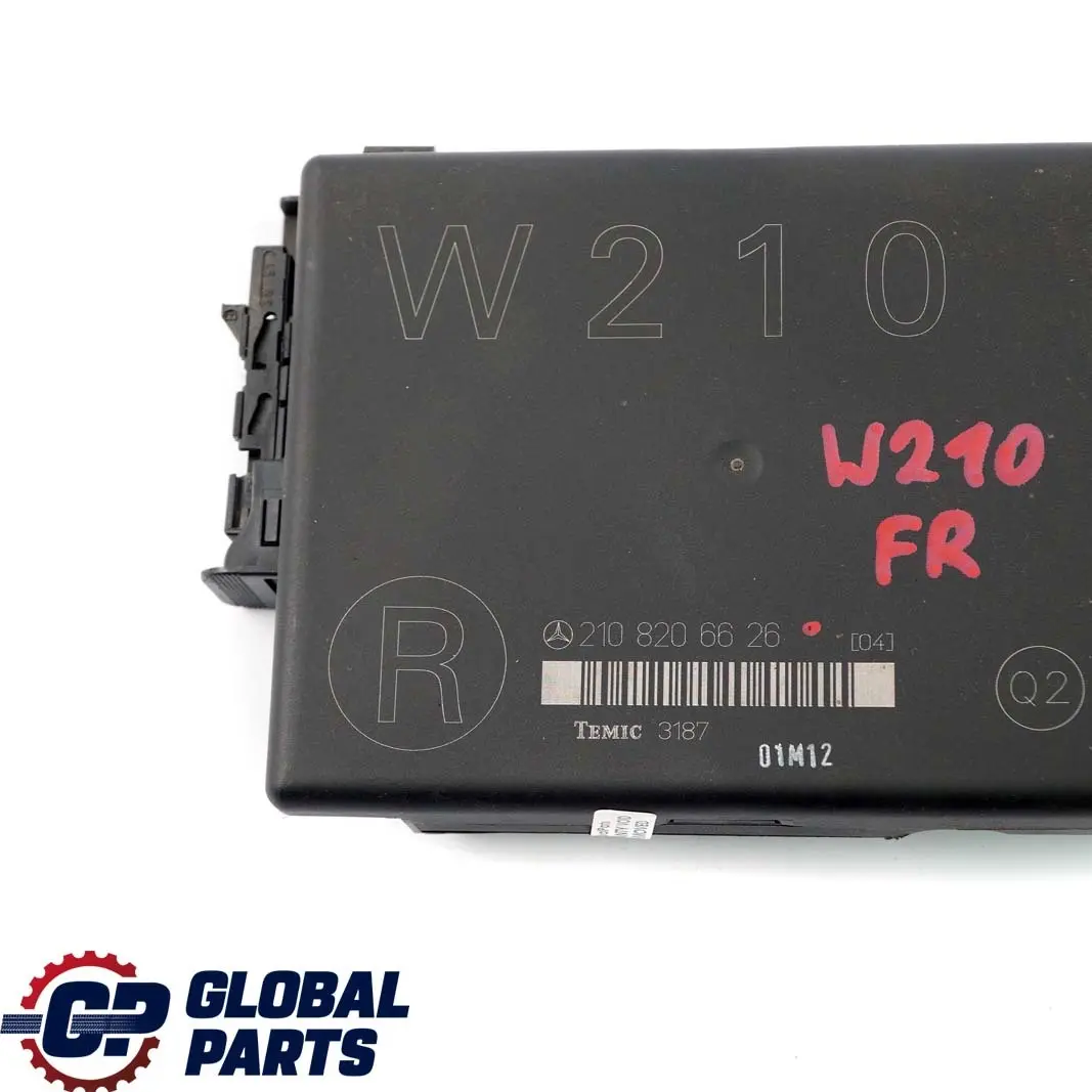  Mercedes-Benz E W210 Seat Memory Control Unit Module Front Right - SKU A2108206626 - Part number A2108206626