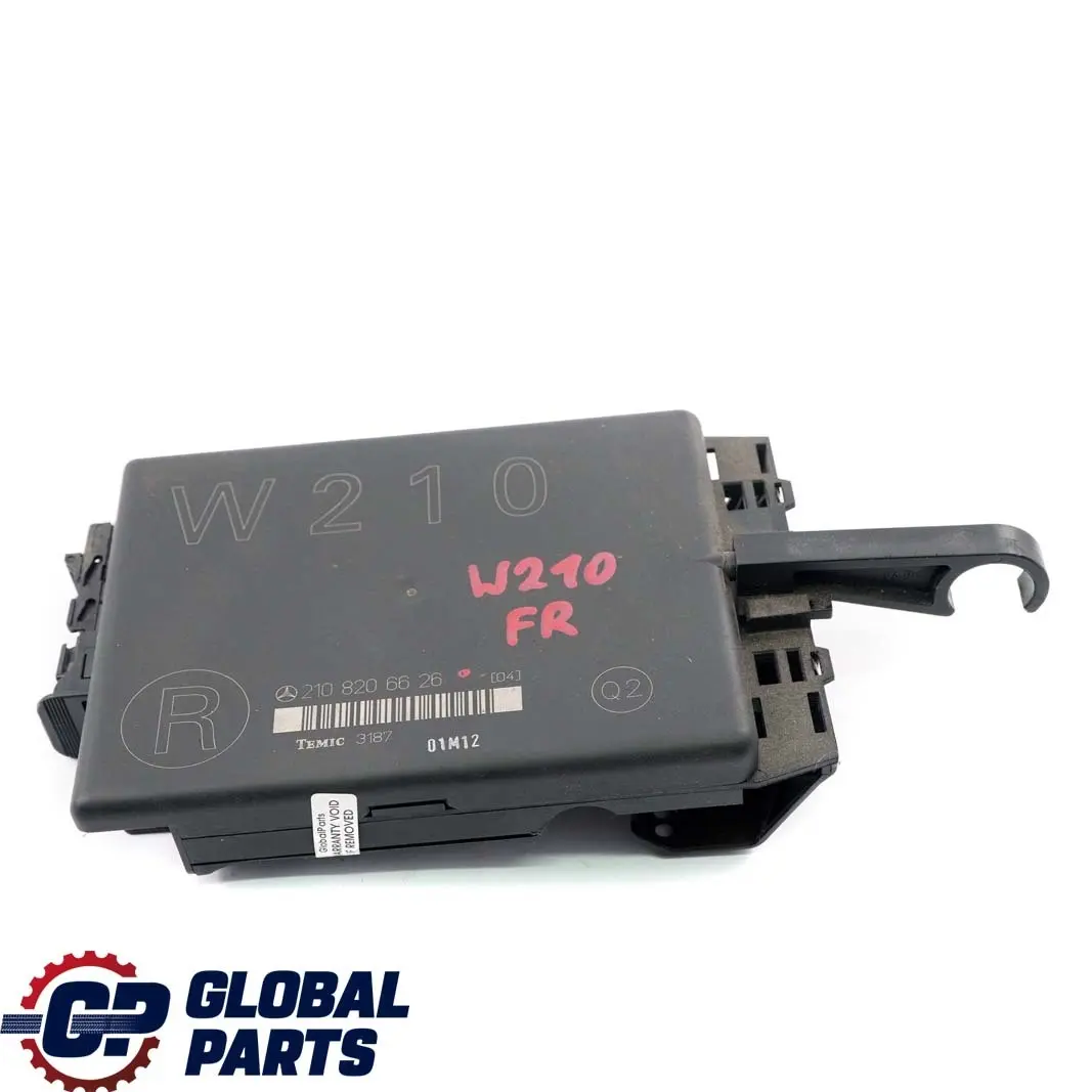 Mercedes-Benz W210 Siege Memoire Module D'Unite de Commande avant Droit pour à propos du numéro de pièce A2108206626 Mercedes-Benz W210 Siege Memoire Module D'Unite de Commande avant Droit - SKU A2108206626 - Numéro de pièce A2108206626