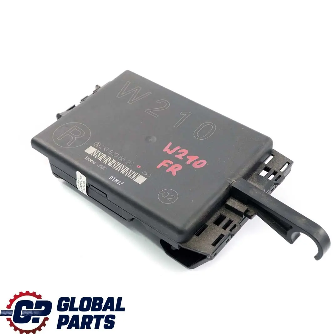 Mercedes-Benz E W210 Seat Memory Control Unit Module Front Right to with Part number A2108206626 Mercedes-Benz E W210 Seat Memory Control Unit Module Front Right - SKU A2108206626 - Part number A2108206626