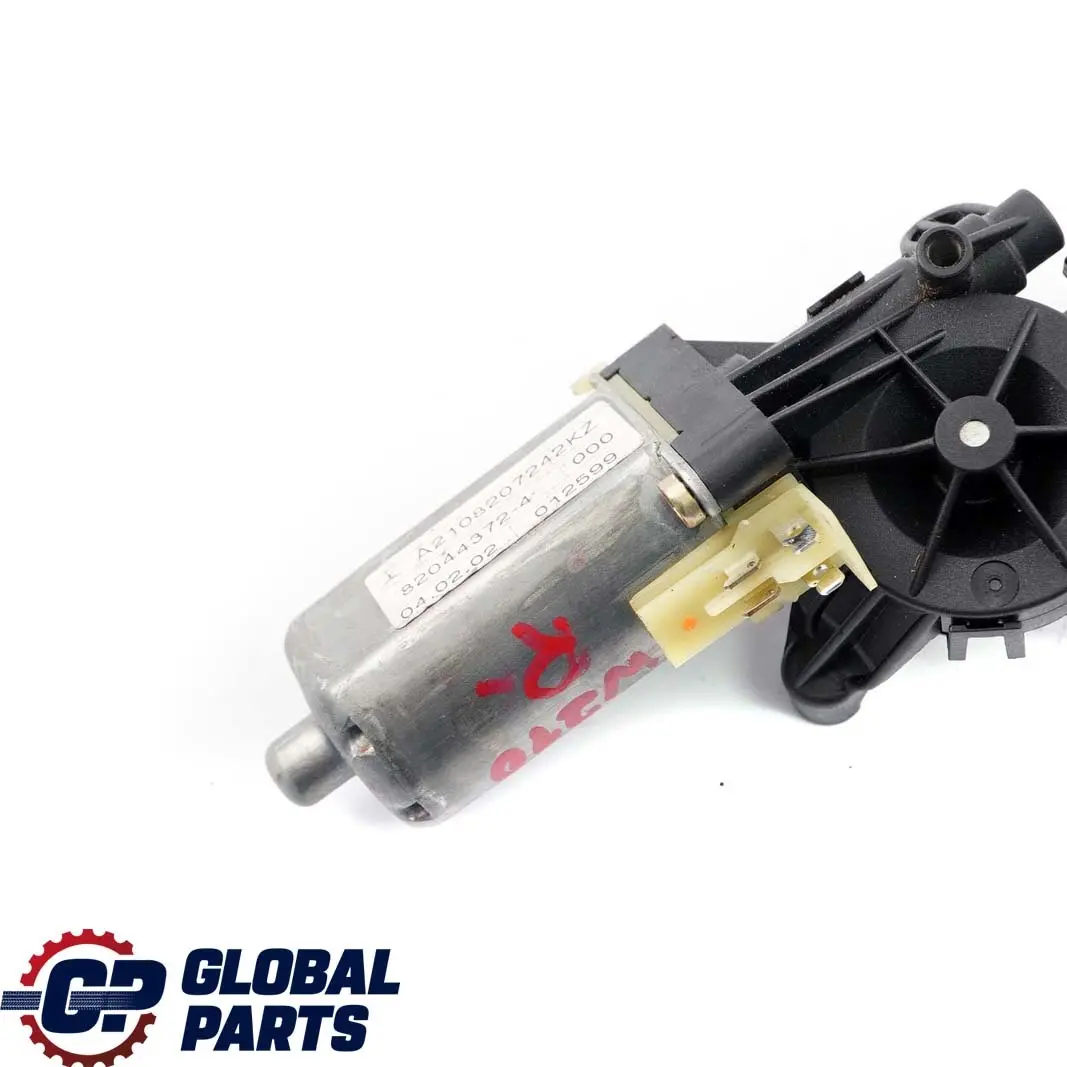 Mercedes-Benz E W210 Backrest Front Right Seat Adjuster Motor Actuator O/S to with Part number A2108207242 Mercedes-Benz E W210 Backrest Front Right Seat Adjuster Motor Actuator O/S - SKU A2108207242 - Part number A2108207242