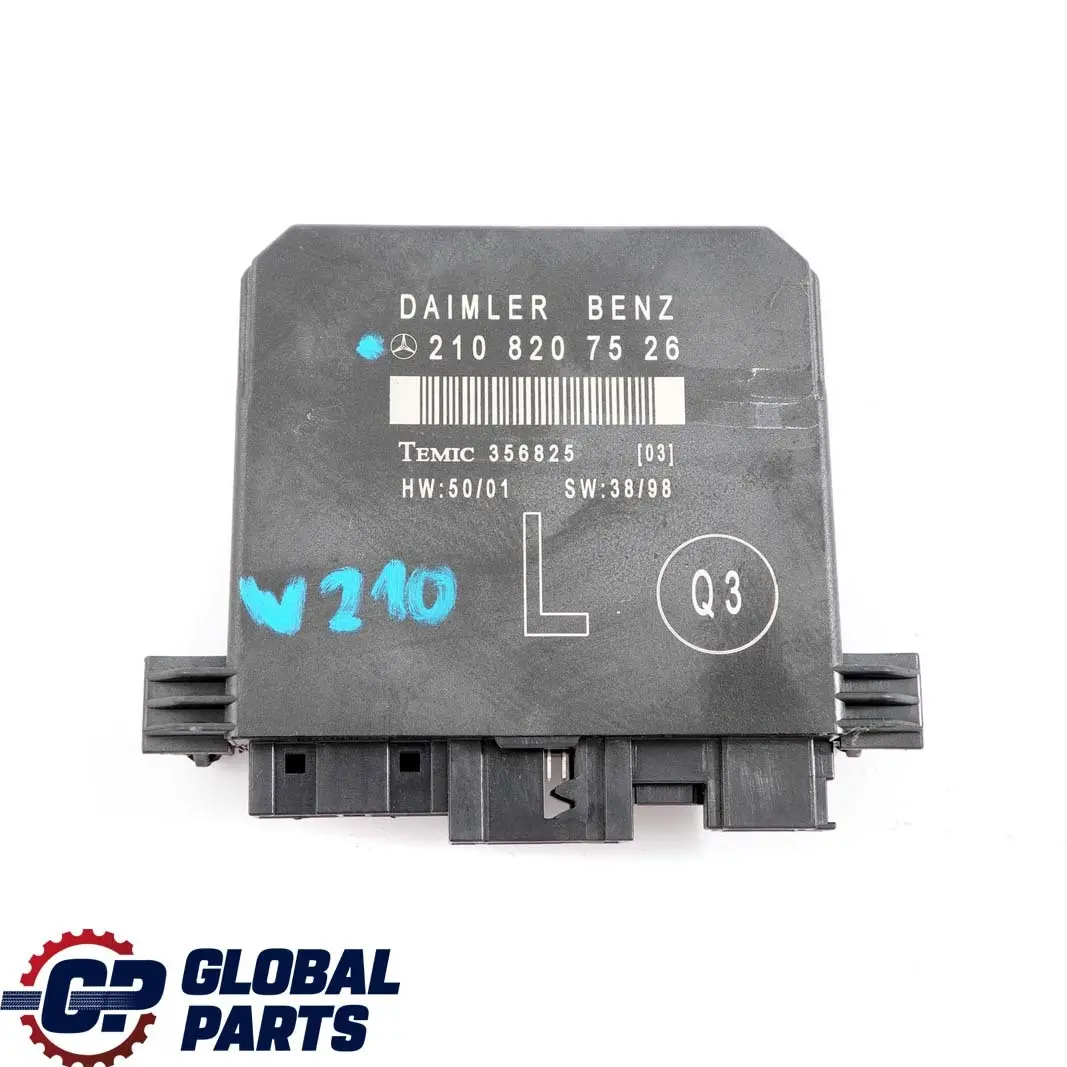 Módulo control de la puerta delantera izquierda para Mercedes W202 W210 con número de pieza A2108207526 Mercedes W202 W210 Módulo control de la puerta delantera izquierda - SKU A2108207526 - Número de pieza A2108207526
