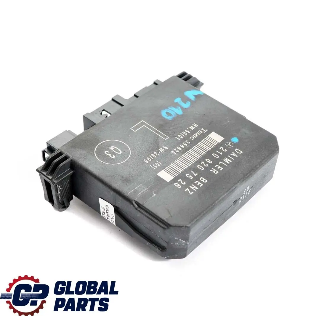 Mercedes W202 W210 Module de contrôle de la porte avant gauche - SKU A2108207526 - Numéro de pièce A2108207526