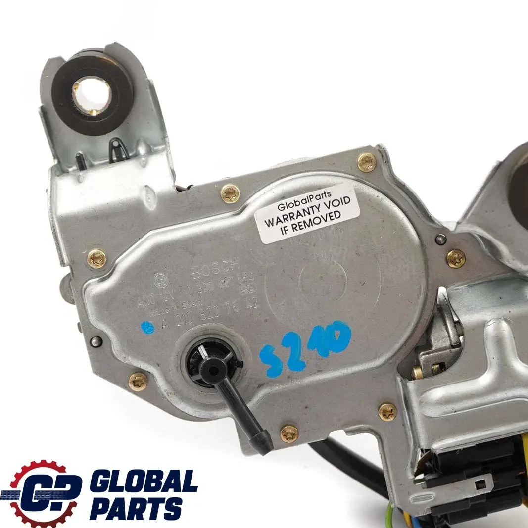 Mercedes-Benz E W210 Estate Rear Panel Window Wiper Motor Tailgate to with Part number A2108207542 Mercedes-Benz E W210 Estate Rear Panel Window Wiper Motor Tailgate - SKU A2108207542 - Part number A2108207542