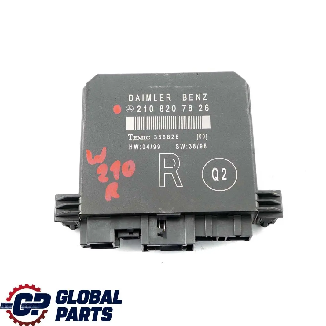 Mercedes-Benz C208 W210 Front Right Door O/S Control Unit Module to with Part number A2108207826 Mercedes-Benz C208 W210 Front Right Door O/S Control Unit Module - SKU A2108207826 - Part number A2108207826