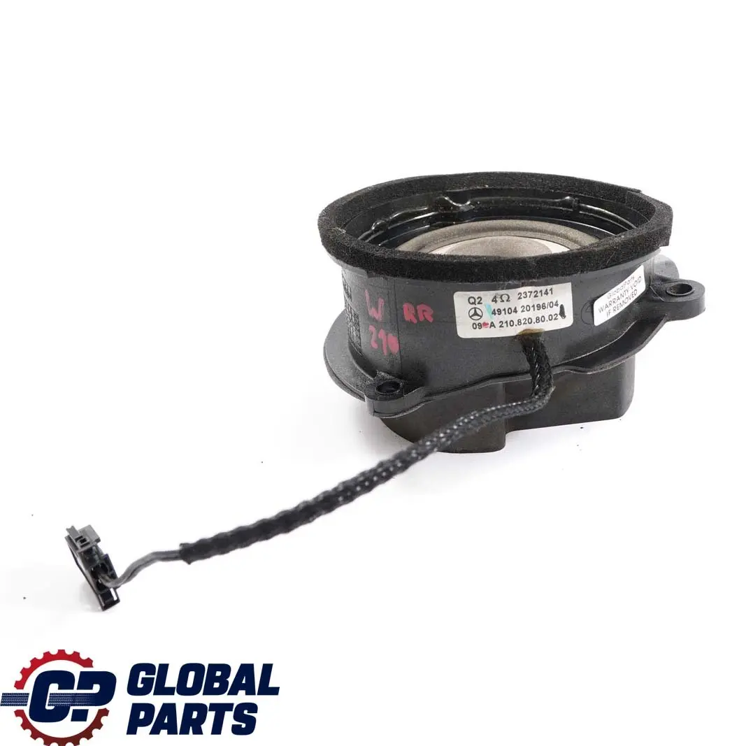  Mercedes-Benz Clase E W210 Puerta Trasera Derecha Altavoz - SKU A2108208002 - Número de pieza A2108208002