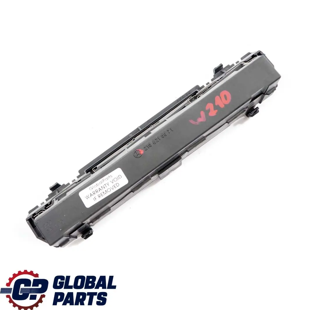 Salpicadero Consola Interruptor Montaje Asientos Calefactables para Mercedes W210 con número de pieza A2108210071 Mercedes W210 Salpicadero Consola Interruptor Montaje Asientos Calefactables - SKU A2108210071 - Número de pieza A2108210071