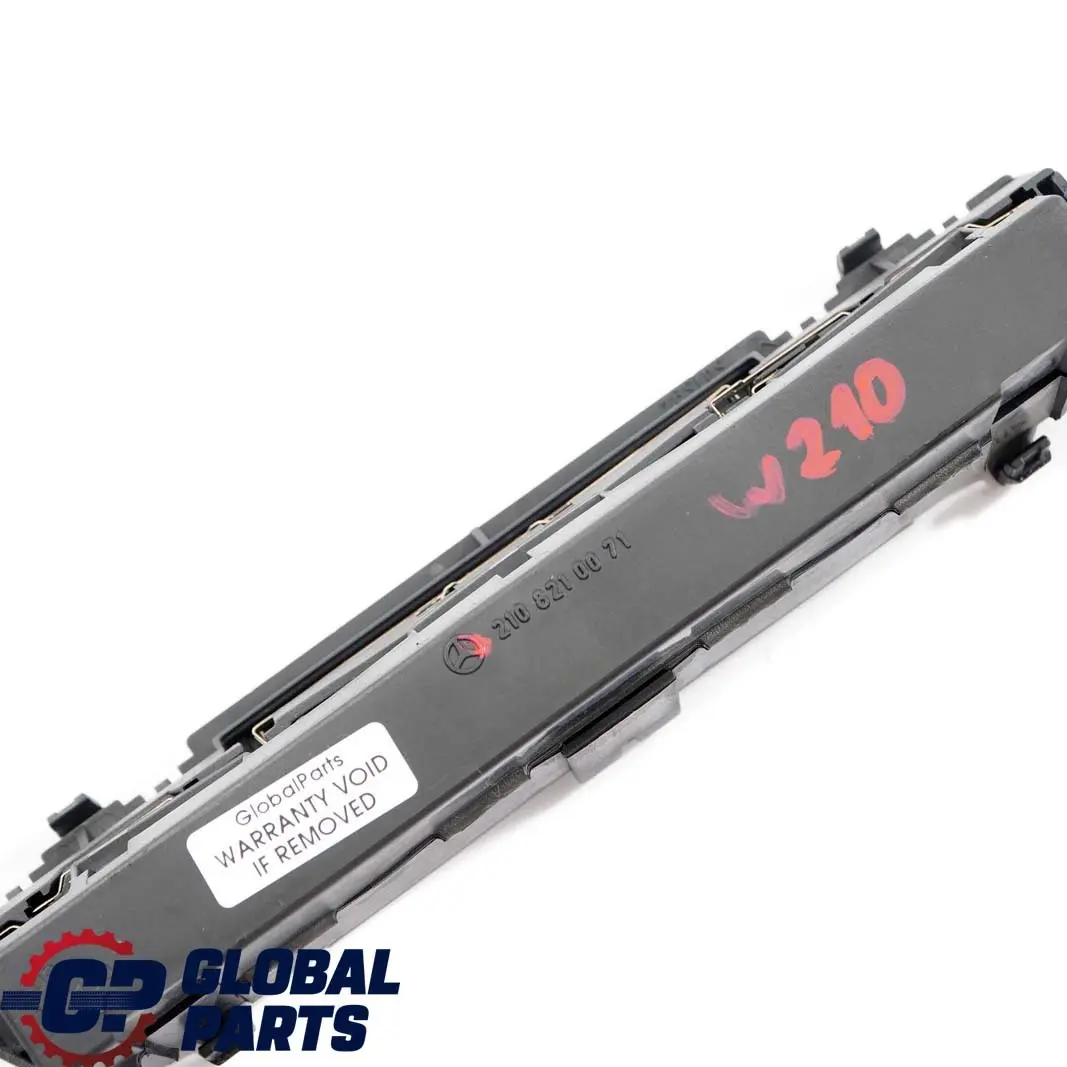 Salpicadero Consola Interruptor Montaje Asientos Calefactables para Mercedes W210 con número de pieza A2108210071 Mercedes W210 Salpicadero Consola Interruptor Montaje Asientos Calefactables - SKU A2108210071 - Número de pieza A2108210071