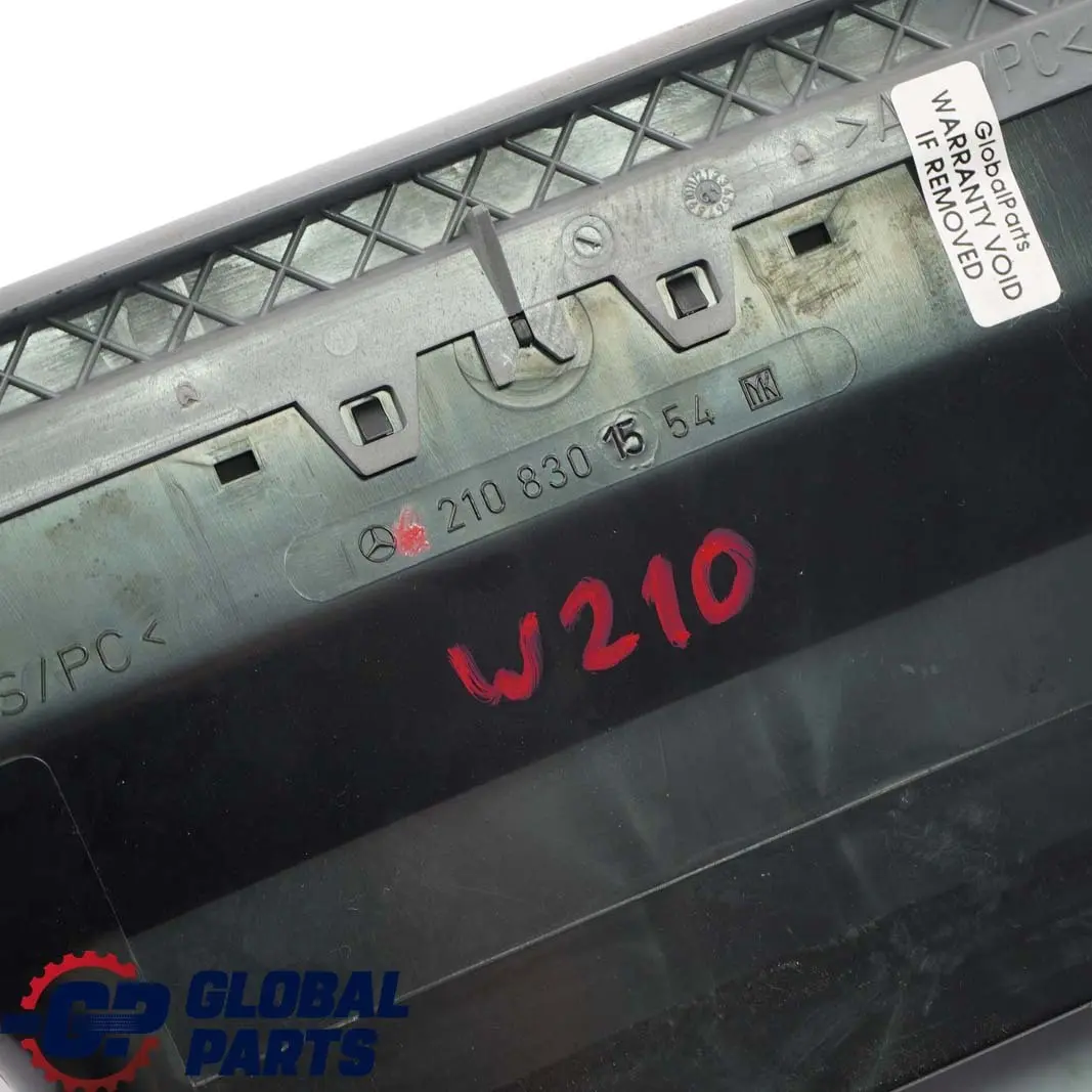 Mercedes-Benz W210 Tableau Buse D'Air Ventilation Centre Gris pour à propos du numéro de pièce A2108301554 Mercedes-Benz W210 Tableau Buse D'Air Ventilation Centre Gris - SKU A2108301554 - Numéro de pièce A2108301554