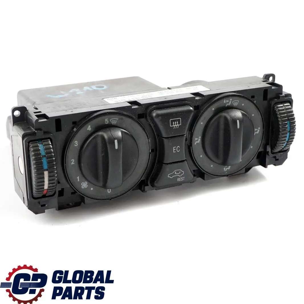 Mercedes-Benz C E W202 W210 Air Conditioning Unit Control Panel to with Part number A2108303185 Mercedes-Benz C E W202 W210 Air Conditioning Unit Control Panel - SKU A2108303185 - Part number A2108303185