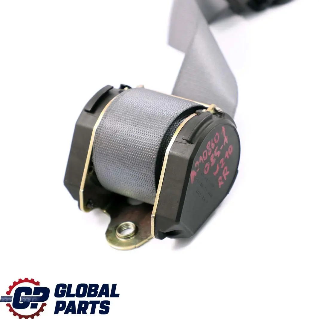 Mercedes-Benz E-Class W210 S210 Rear Right O/S Seat Belt Grey to with Part number A2108601085 Mercedes-Benz E-Class W210 S210 Rear Right O/S Seat Belt Grey - SKU A2108601085-1 - Part number A2108601085