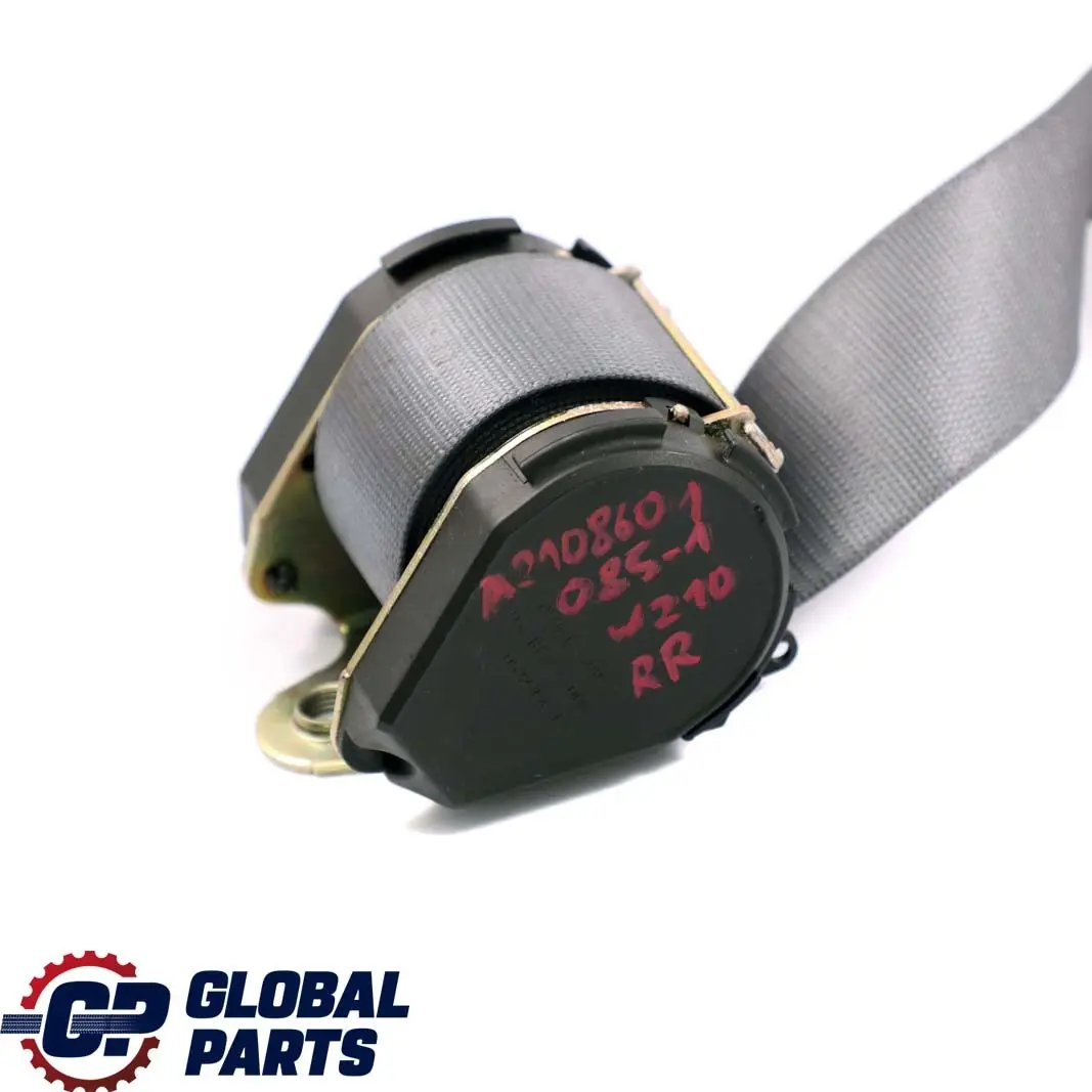  Mercedes-Benz E-Class W210 S210 Rear Right O/S Seat Belt Grey - SKU A2108601085-1 - Part number A2108601085