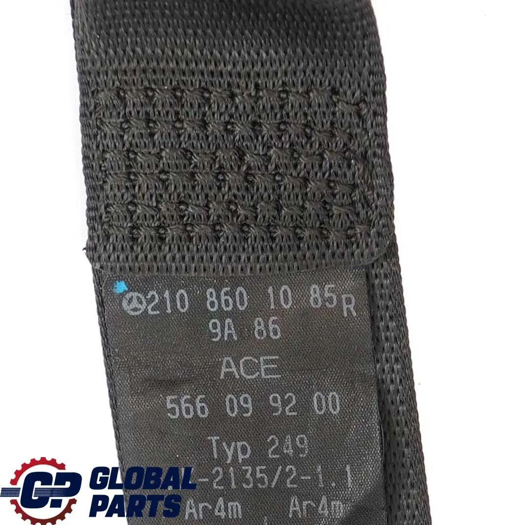  Mercedes-Benz E-Class W210 S210 Rear Right O/S Seat Belt Black - SKU A2108601085 - Part number A2108601085