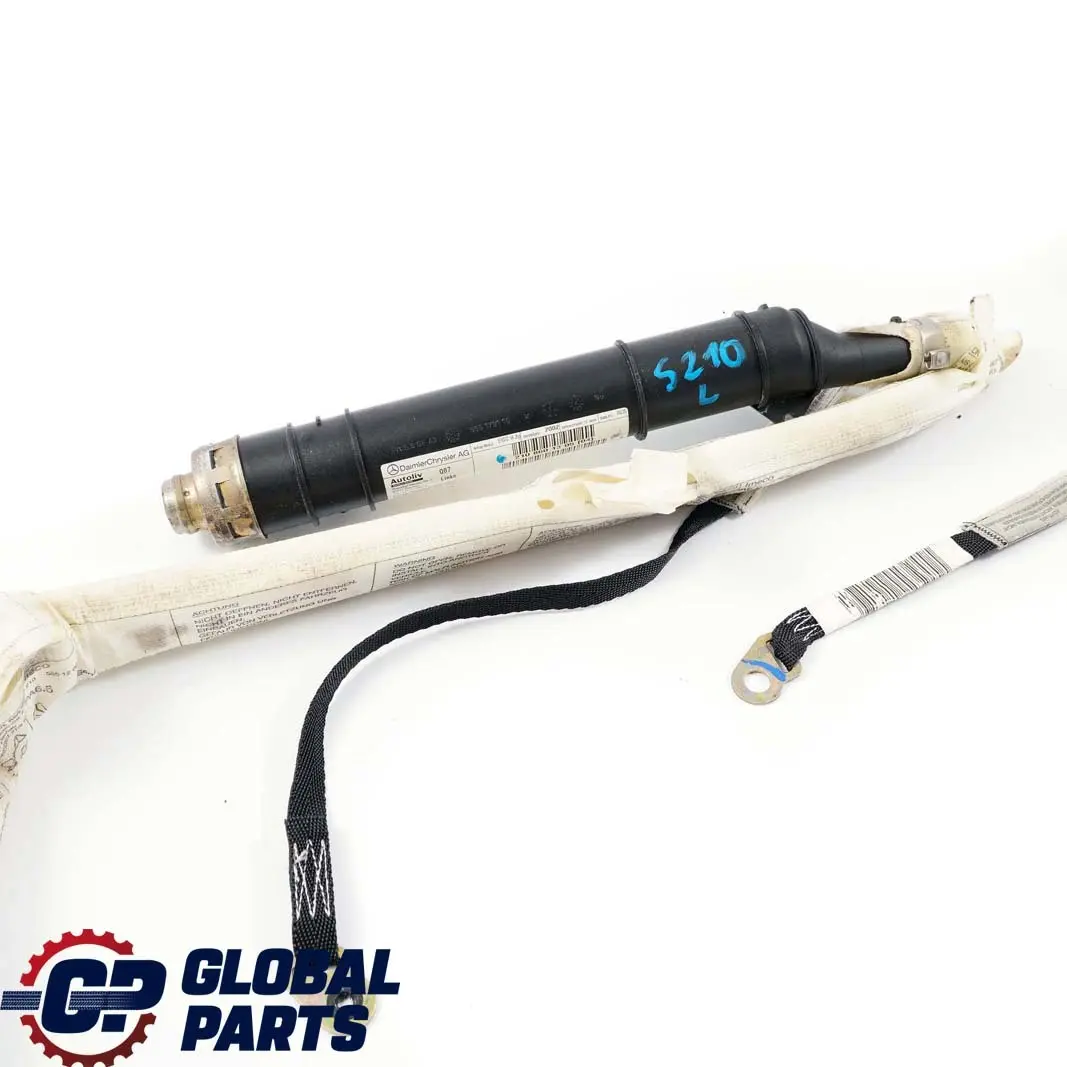 Head Airbag Roof Curtain Left N/S to Mercedes W210 S210 with Part number A2108601305 Mercedes W210 S210 Head Airbag Roof Curtain Left N/S - SKU A2108601305 - Part number A2108601305
