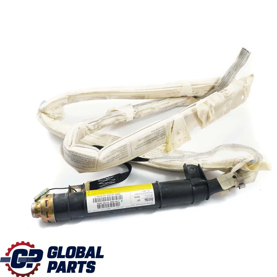 Head Airbag Roof Curtain Right O/S to Mercedes W210 S210 with Part number A2108601405 Mercedes W210 S210 Head Airbag Roof Curtain Right O/S - SKU A2108601405 - Part number A2108601405