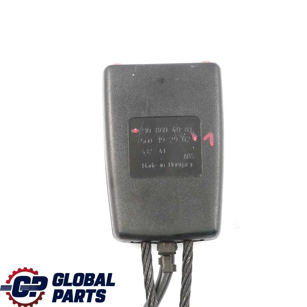 Mercedes-Benz E-Class W210 1 Front Left Right Seat N/O/S Belt Buckle Tensioner to with Part number A2108604069 Mercedes-Benz E-Class W210 1 Front Left Right Seat N/O/S Belt Buckle Tensioner - SKU A2108604069-1 - Part number A2108604069