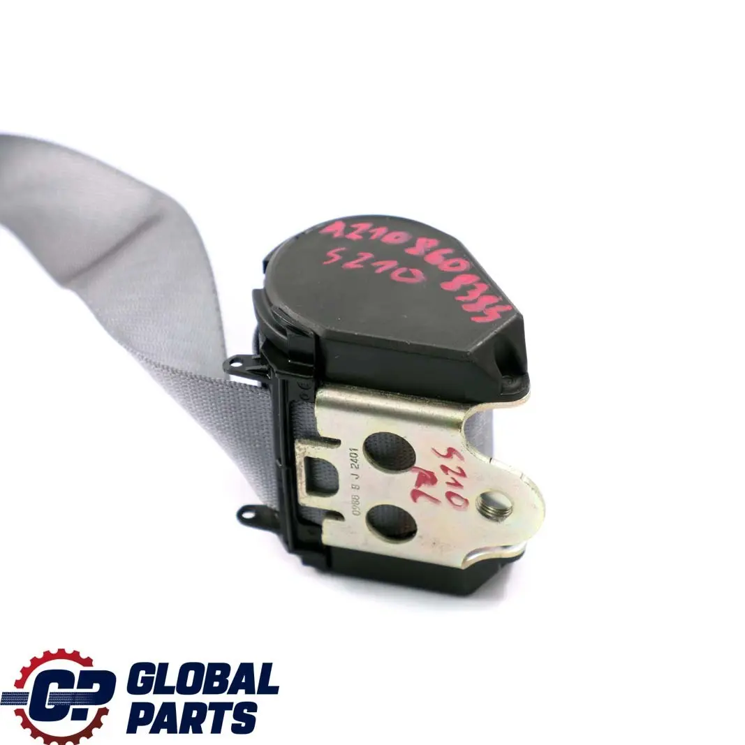 Cinturon De seguridad trasero izquierdo Gris para Mercedes S210 con número de pieza A2108608385 Mercedes S210 Cinturon De seguridad trasero izquierdo Gris - SKU A2108608385 - Número de pieza A2108608385