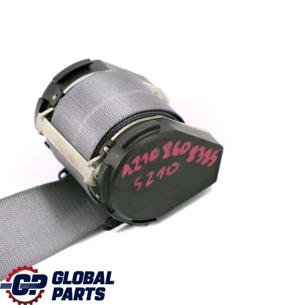  Mercedes-Benz E-Class S210 Rear Left N/S Seat Belt Grey - SKU A2108608385 - Part number A2108608385