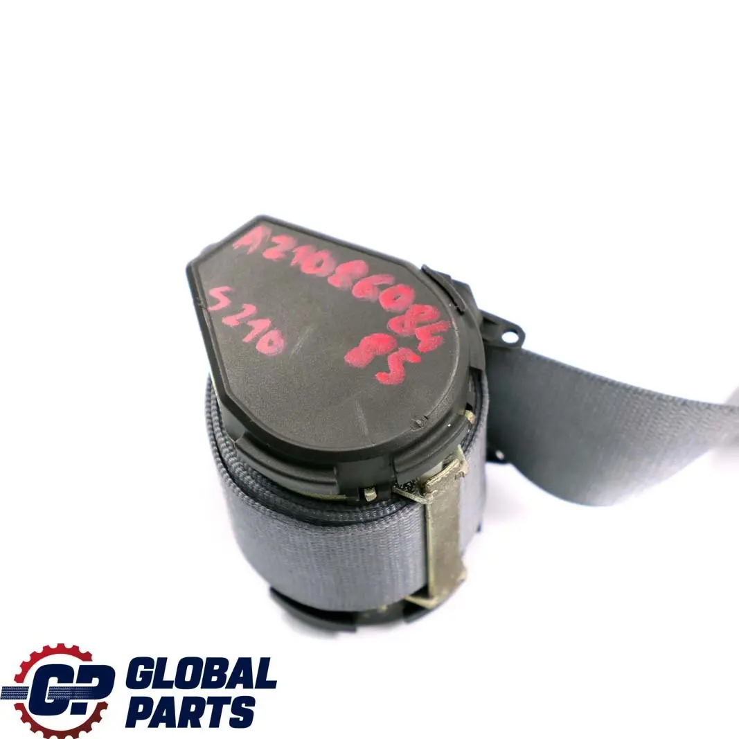 Mercedes-Benz E-Class S210 Rear Right O/S Seat Belt Grey to with Part number A2108608485 Mercedes-Benz E-Class S210 Rear Right O/S Seat Belt Grey - SKU A2108608485 - Part number A2108608485