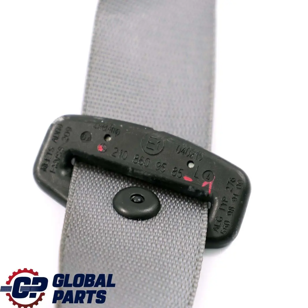 Ceinture de sécurité avant gauche Gris pour Mercedes W210 à propos du numéro de pièce A2108609585 Mercedes W210 Ceinture de sécurité avant gauche Gris - SKU A2108609585-1 - Numéro de pièce A2108609585