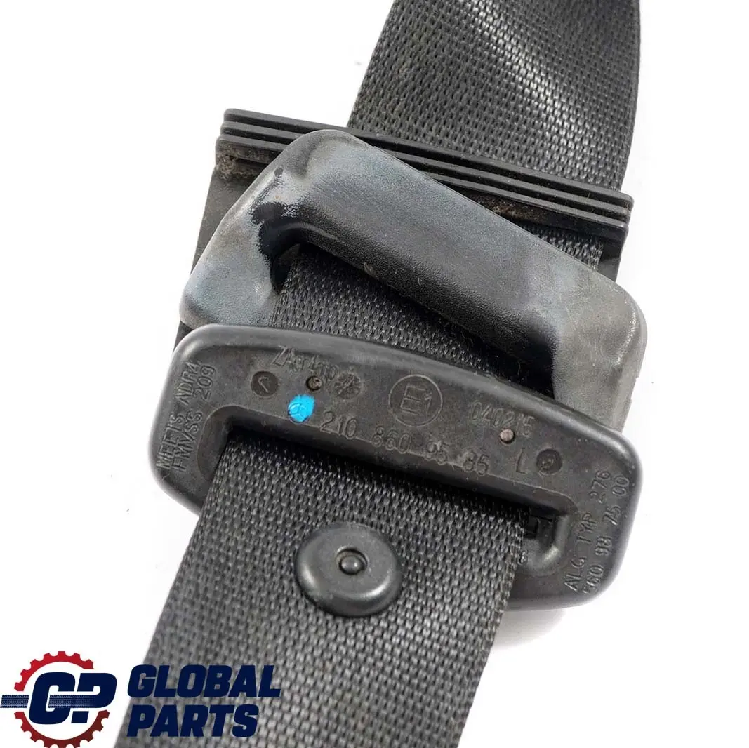 Mercedes-Benz E-Class W210 Front Left N/S Seat Belt Black to with Part number A2108609585 Mercedes-Benz E-Class W210 Front Left N/S Seat Belt Black - SKU A2108609585 - Part number A2108609585