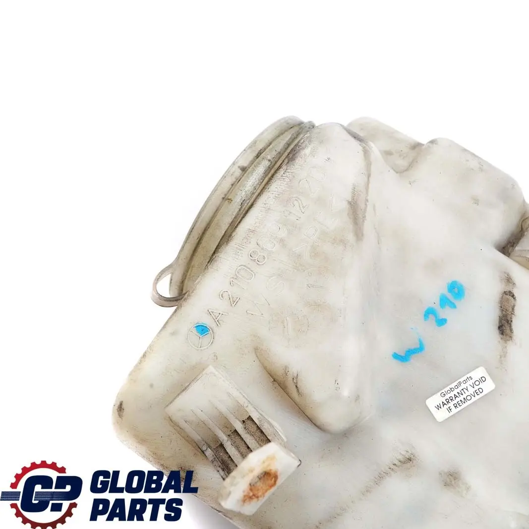 Lavaparabrisas Botella Depósito para Mercedes W210 con número de pieza A2108691220 Mercedes W210 Lavaparabrisas Botella Depósito - SKU A2108691220 - Número de pieza A2108691220