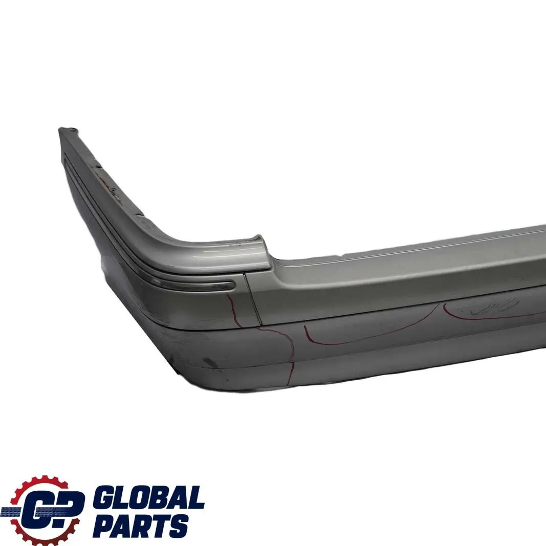 Mercedes-Benz E S210 W210 Estate Rear Bumper Trim Panel Brilliant Silver - 744 to with Part number A2108852225 Mercedes-Benz E S210 W210 Estate Rear Bumper Trim Panel Brilliant Silver - 744 - SKU A2108852225-BRS - Part number A2108852225